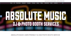 Desktop Screenshot of absolutemusicdjs.com