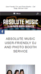 Mobile Screenshot of absolutemusicdjs.com